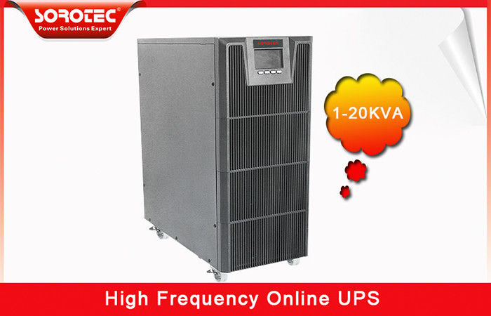 1Ph in / 1Ph out online High Frequency Ups with Large LCD display , RS232 / SNMP / USB Optional